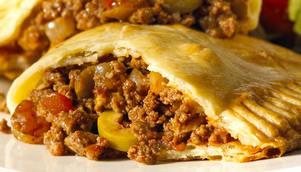Freshly baked empanadas